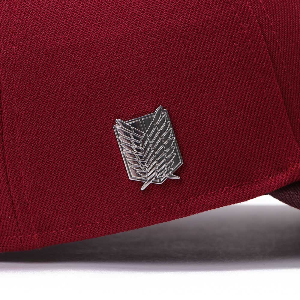 New Era x Attack on Titan Part 2 Mikasa Maroon 9FORTY Adjustable Cap (PH Exclusive)