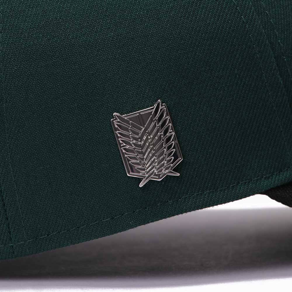 New Era x Attack on Titan Part 2 Levi Dark Green 9FORTY Adjustable Cap (PH Exclusive)