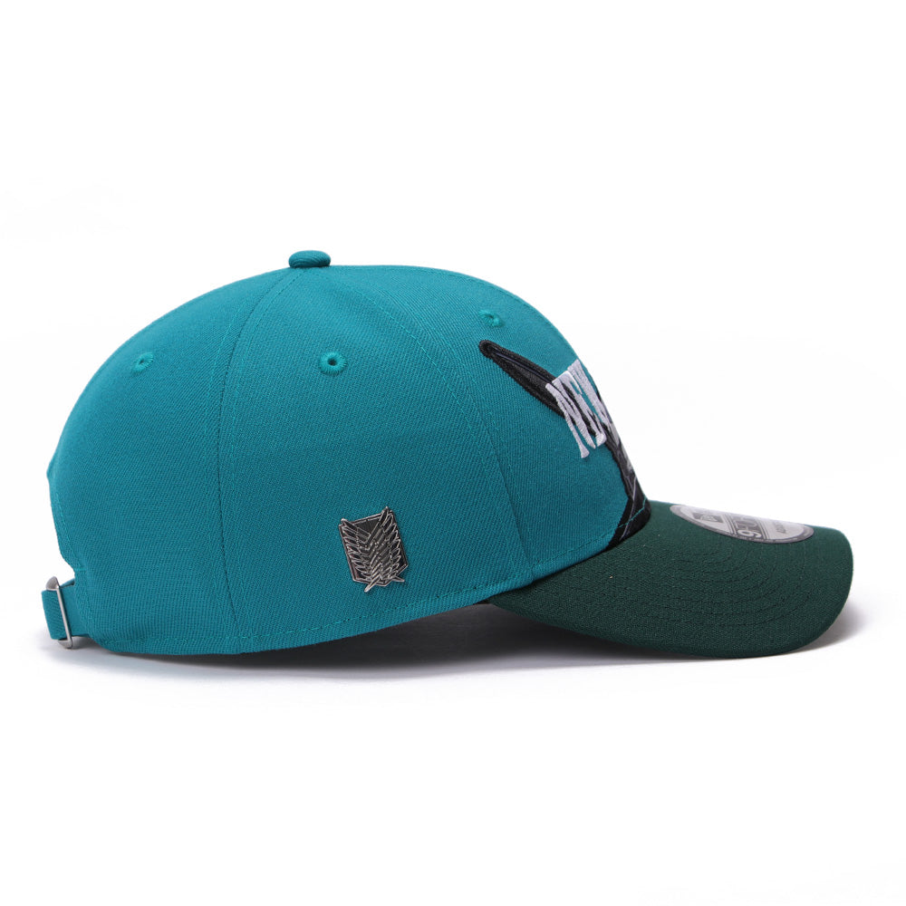 New Era x Attack on Titan Part 2 Armin Aqua Dark Green 9FORTY Adjustable Cap (PH Exclusive)