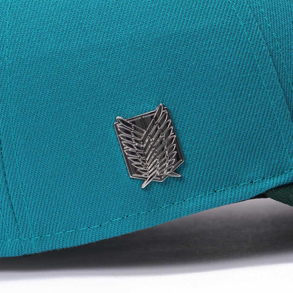 New Era x Attack on Titan Part 2 Armin Aqua Dark Green 9FORTY Adjustable Cap (PH Exclusive)
