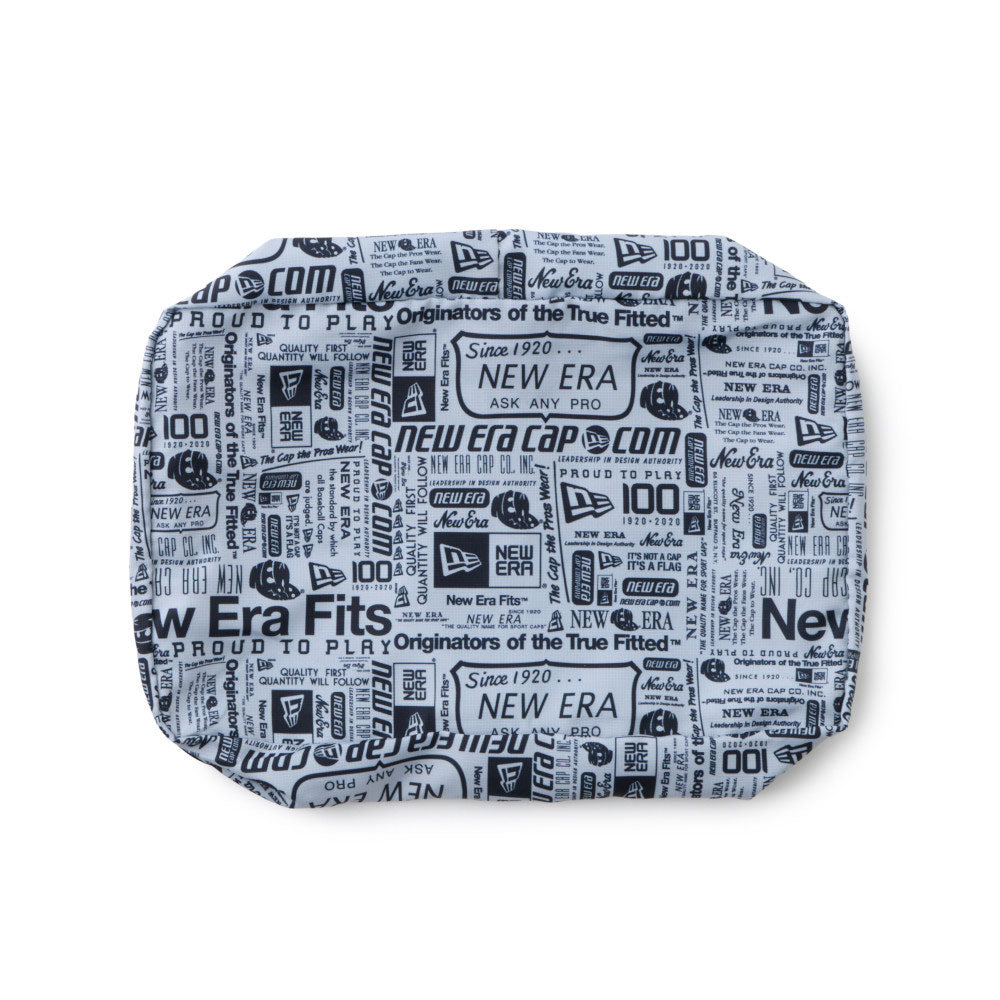 New Era Flag Logo Archive Grey Black Large Travel Organizer Accessory