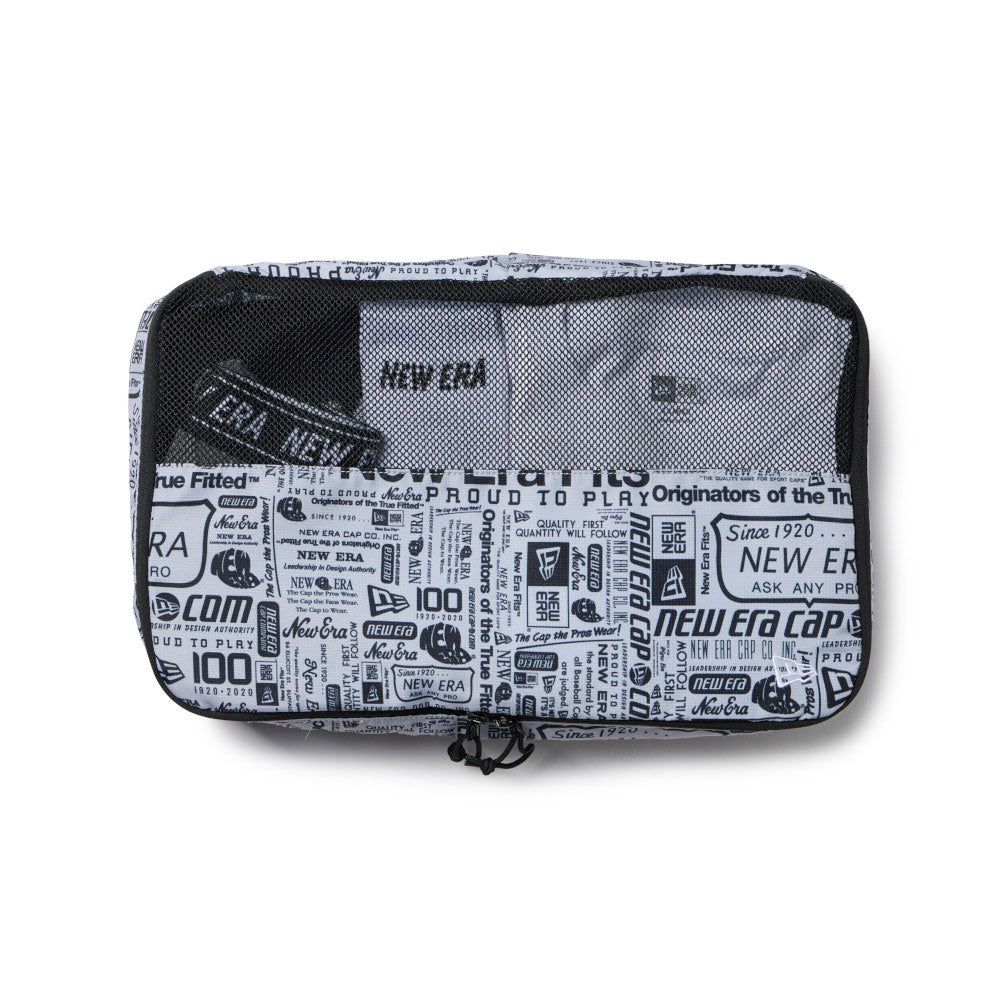 New Era Flag Logo Archive Grey Black Large Travel Organizer Accessory
