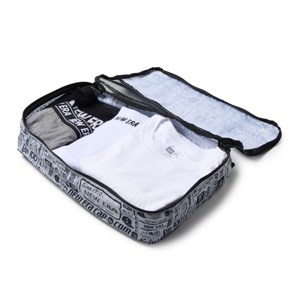 New Era Flag Logo Archive Grey Black Large Travel Organizer Accessory
