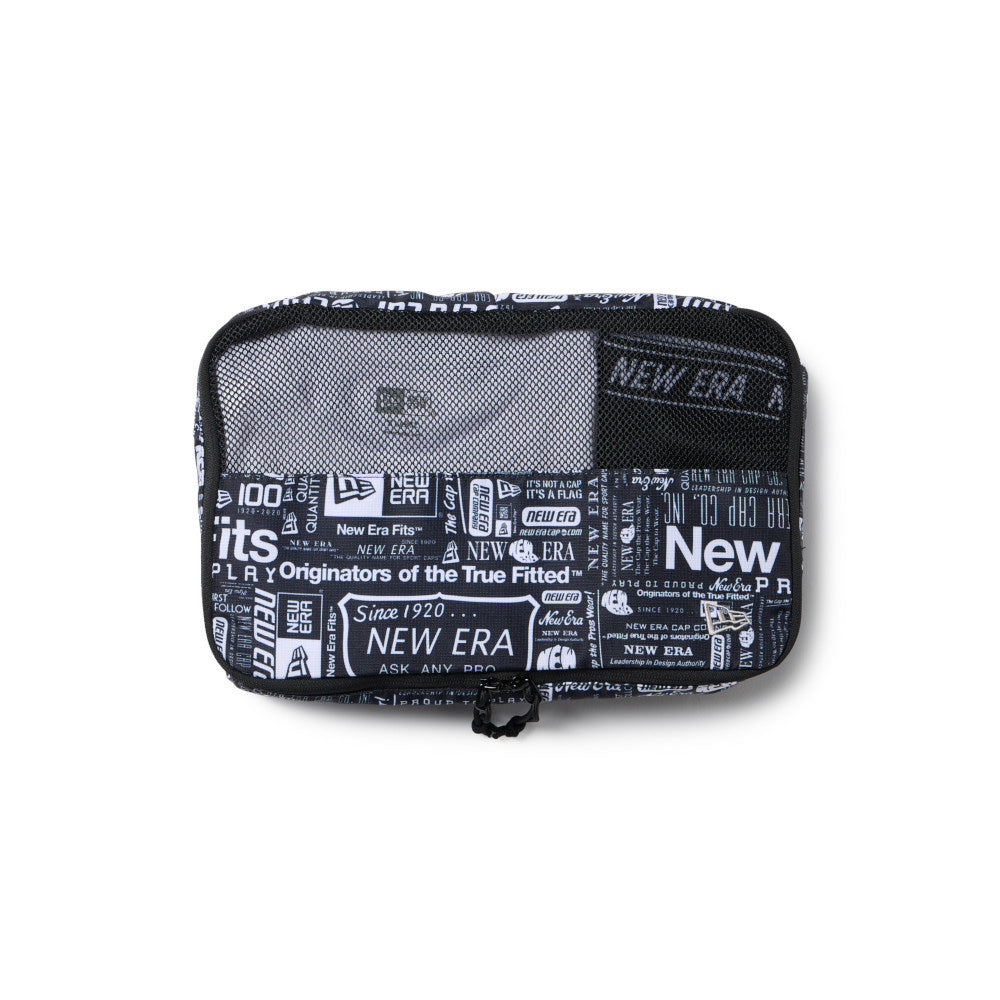 New Era Flag Logo Archive White Black Travel Organizer Accessory