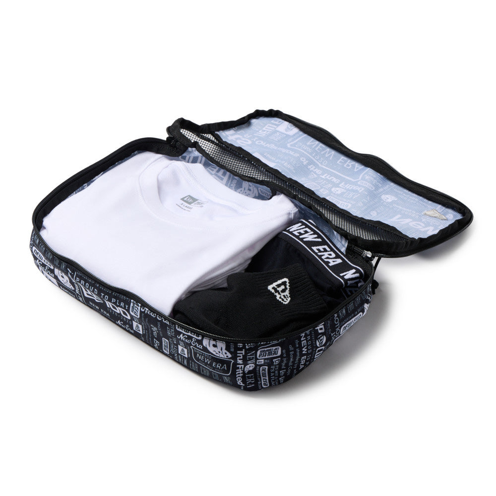New Era Flag Logo Archive White Black Travel Organizer Accessory