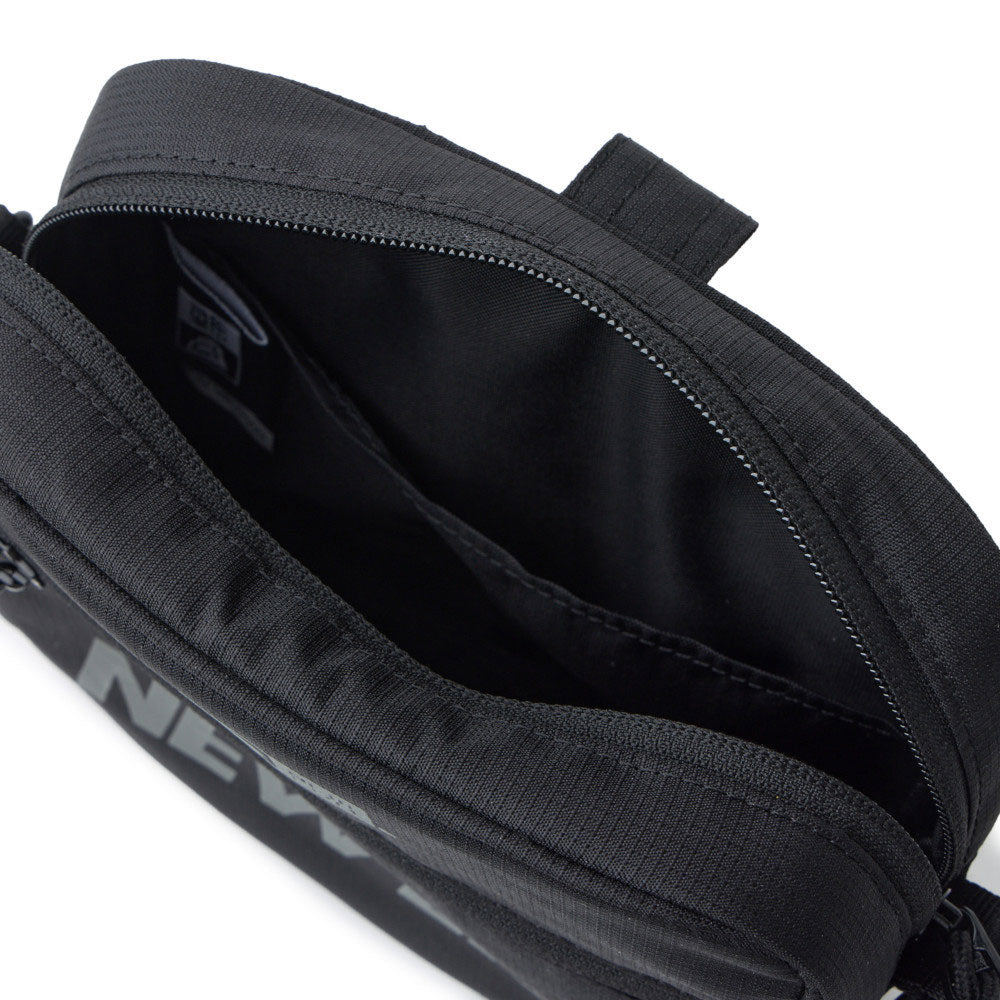 New Era Wordmark Logo Black Square Shoulder Pouch Bag