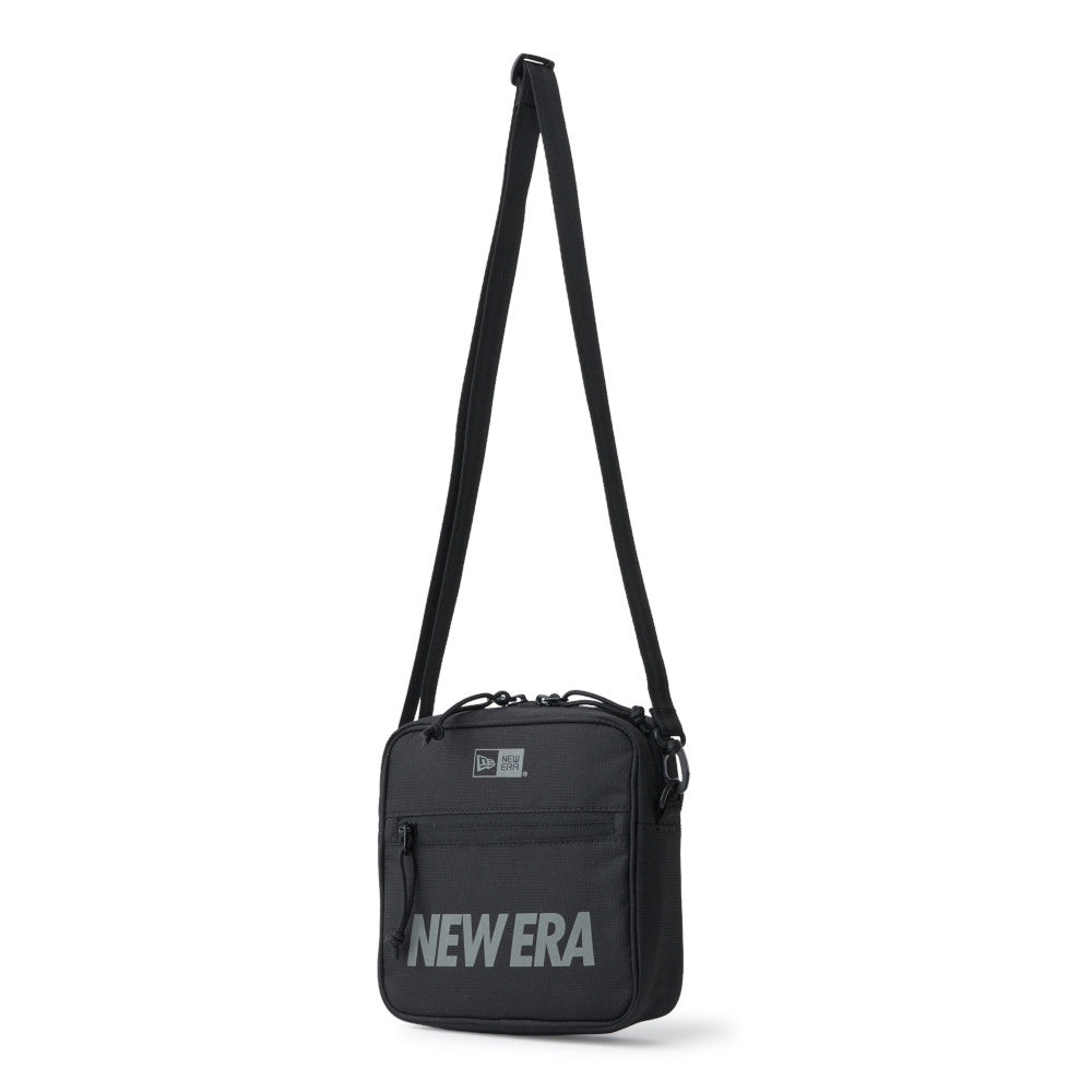 New Era Wordmark Logo Black Square Shoulder Pouch Bag