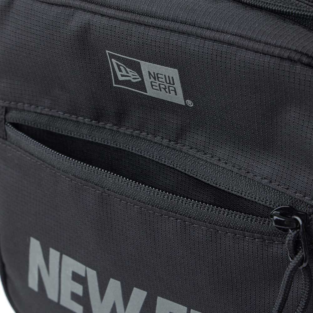 New Era Wordmark Logo Black Square Shoulder Pouch Bag