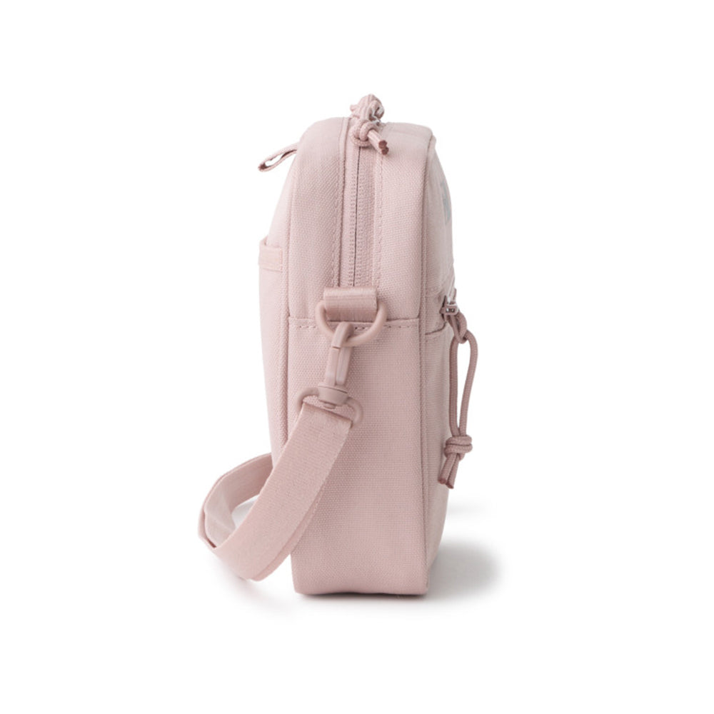 Logo Pink Square Shoulder Pouch Bag
