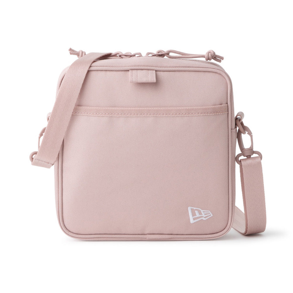 Logo Pink Square Shoulder Pouch Bag