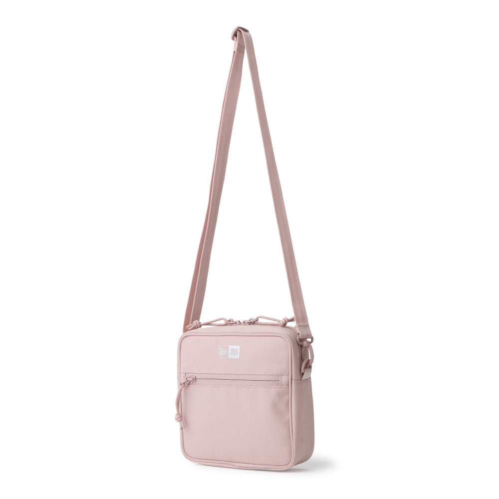 Logo Pink Square Shoulder Pouch Bag