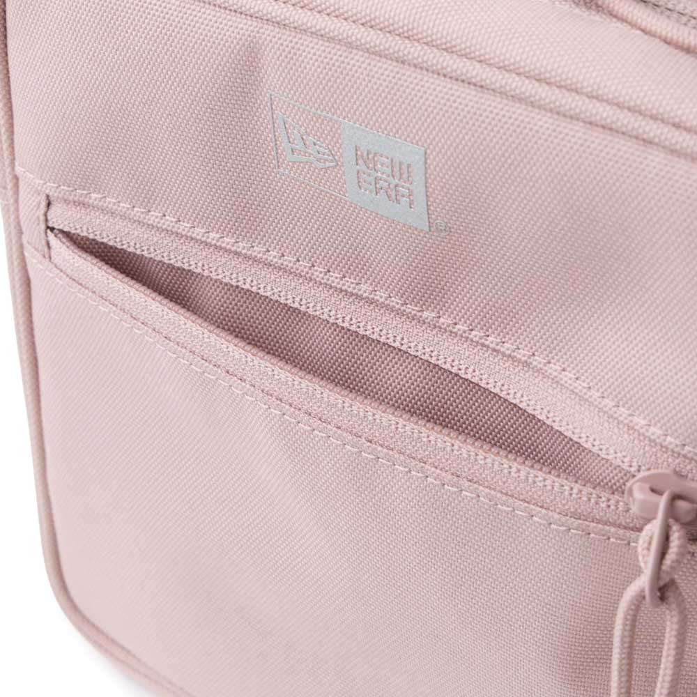 Logo Pink Square Shoulder Pouch Bag