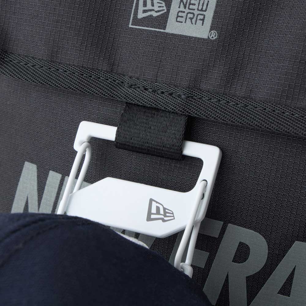 New Era Wordmark Logo Black Square Neck Pouch Bag