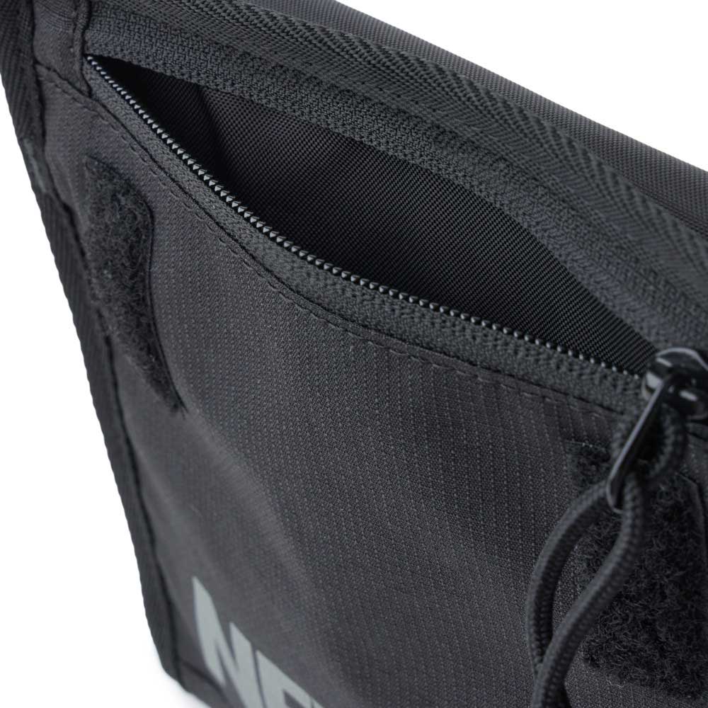 New Era Wordmark Logo Black Square Neck Pouch Bag