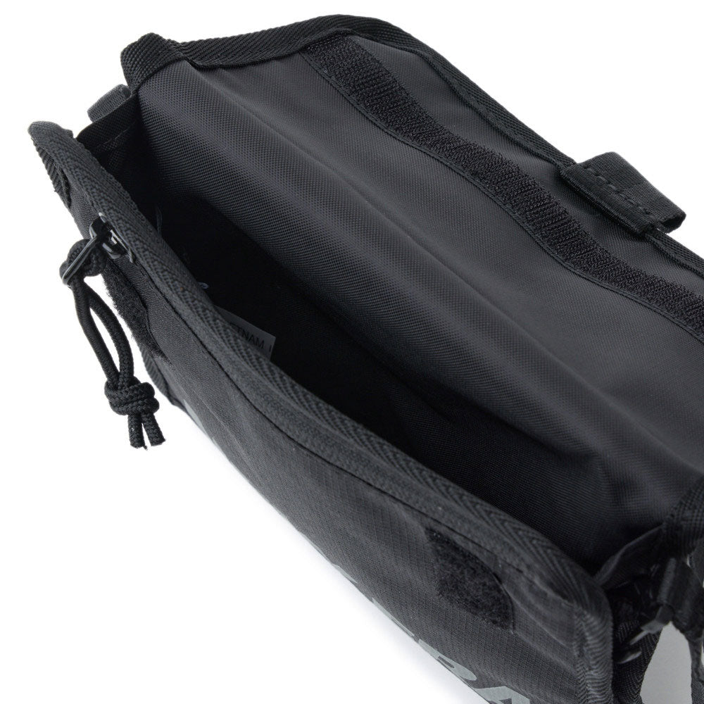 New Era Wordmark Logo Black Square Neck Pouch Bag