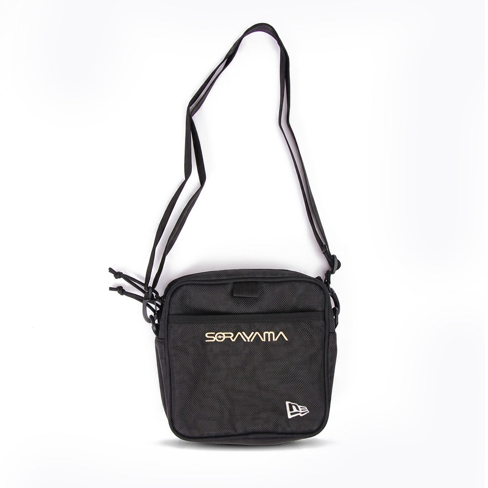 Hajime Sorayama x New Era Black Silver Shoulder Pouch Bag