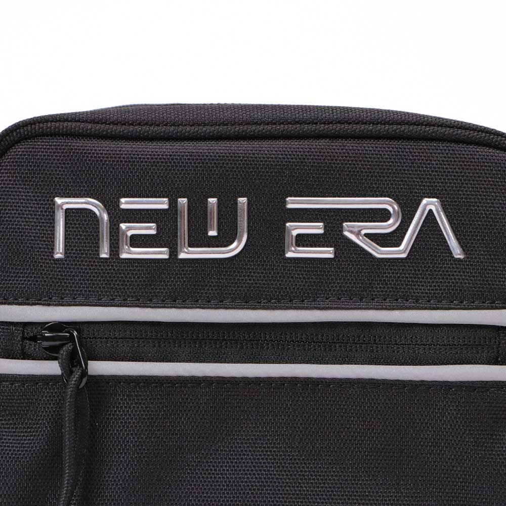 Hajime Sorayama x New Era Black Silver Shoulder Pouch Bag