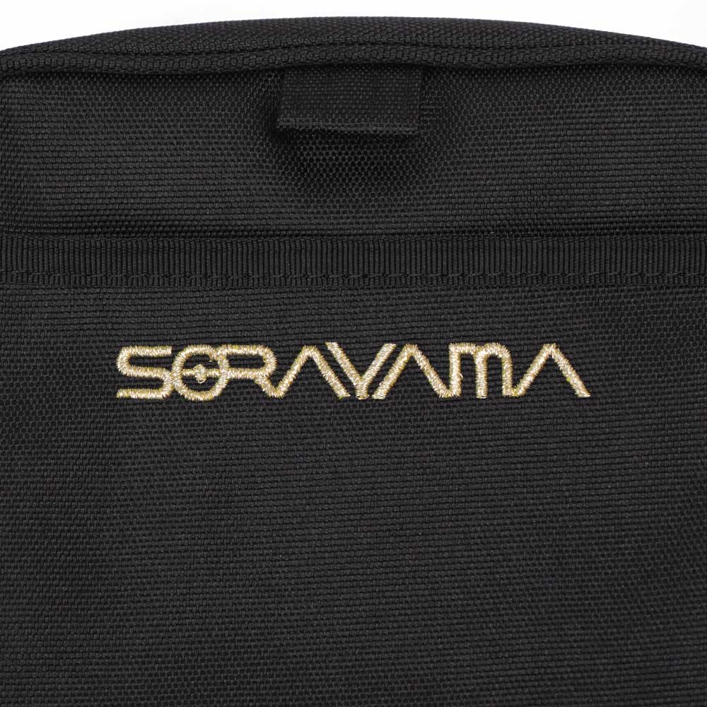 Hajime Sorayama x New Era Black Silver Shoulder Pouch Bag