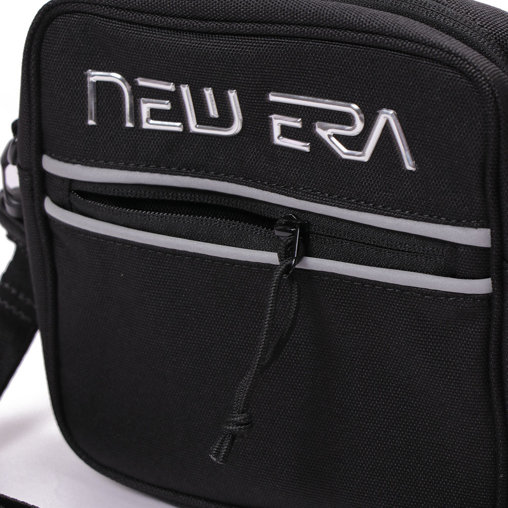 Hajime Sorayama x New Era Black Silver Shoulder Pouch Bag