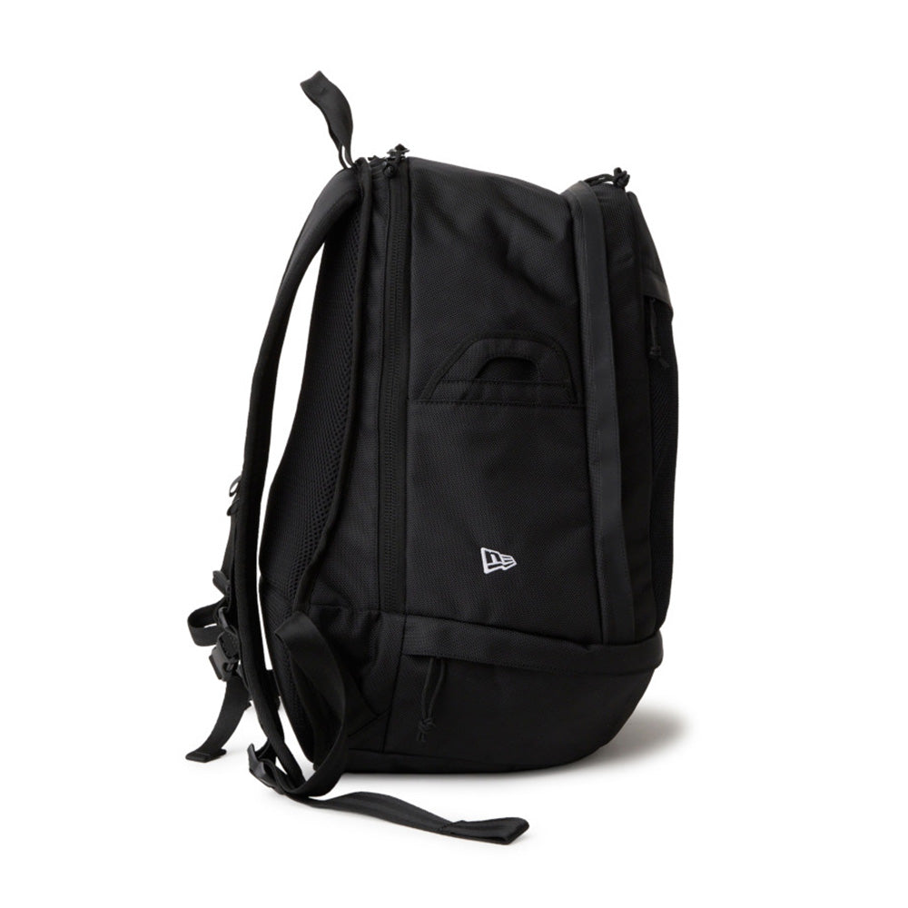 New Era Wordmark Mesh Logo Black 1680D Sports Backpack Bag