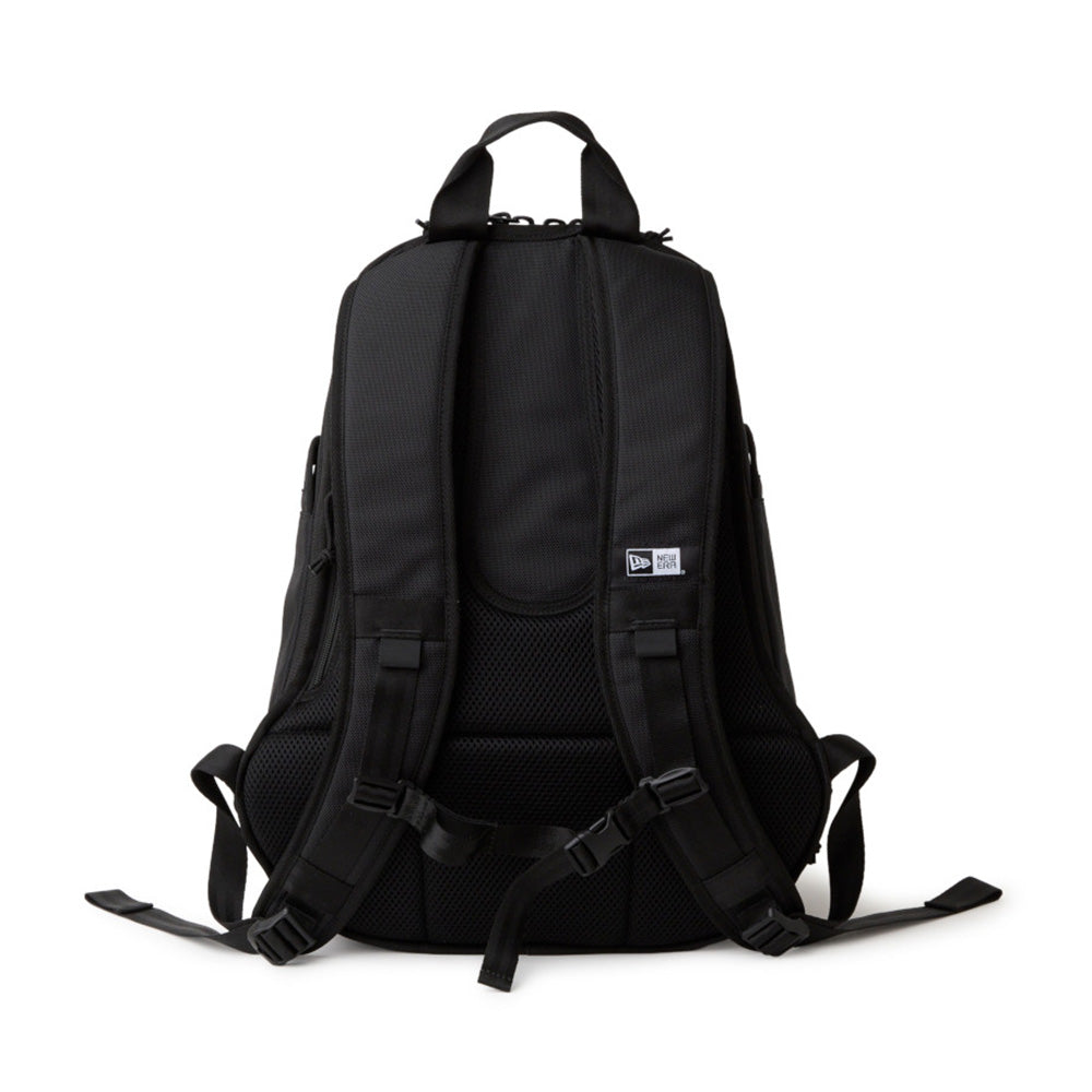 New Era Wordmark Mesh Logo Black 1680D Sports Backpack Bag