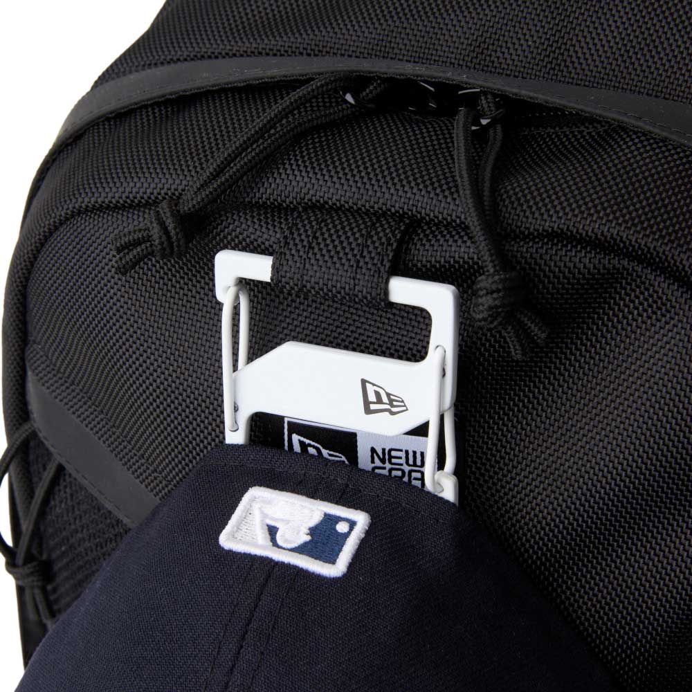 New Era Wordmark Mesh Logo Black 1680D Sports Backpack Bag