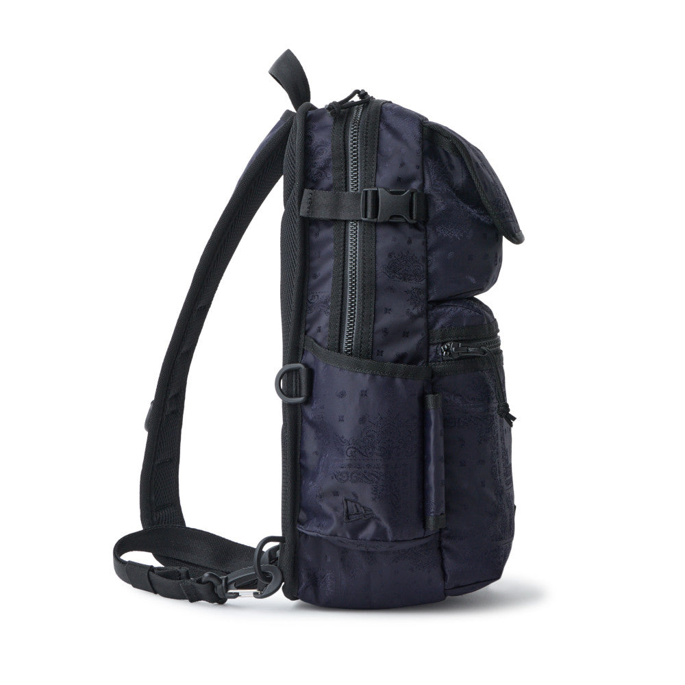 New Era Flag Logo 200D JAQ Paisley Navy Sling Body Bag