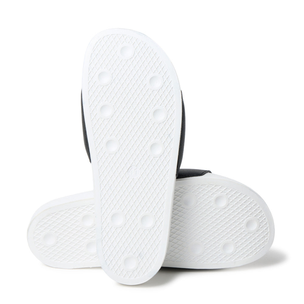 New Era Flag Black White Slides Accessory