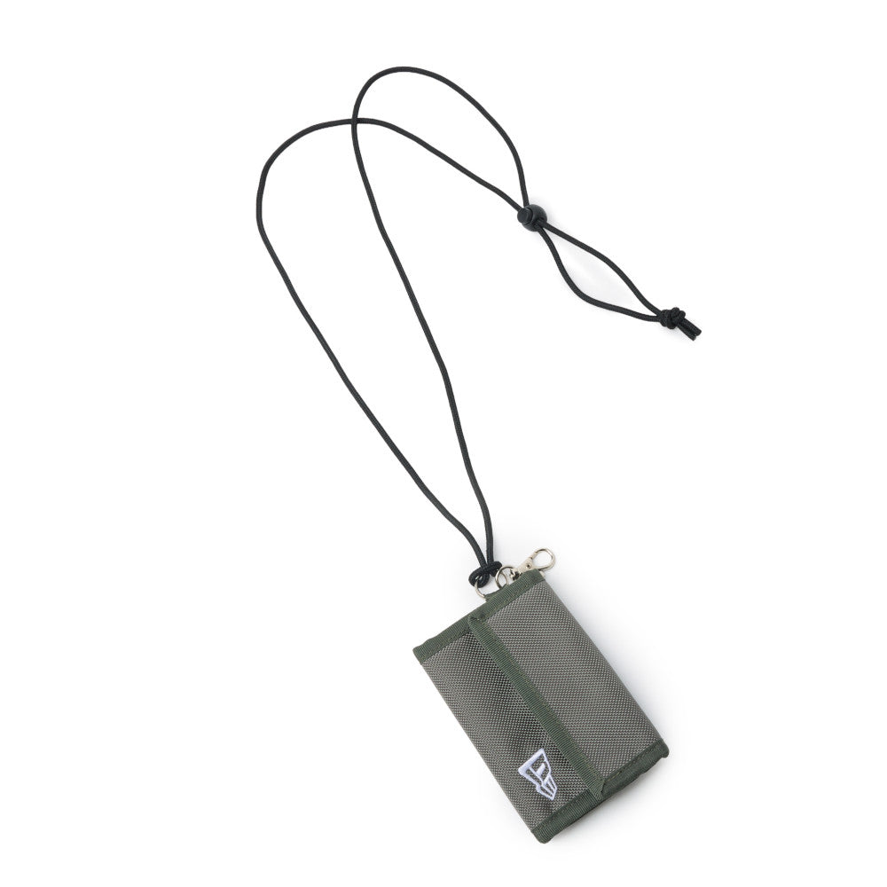 New Era Flag Logo Olive Neck Wallet Bag