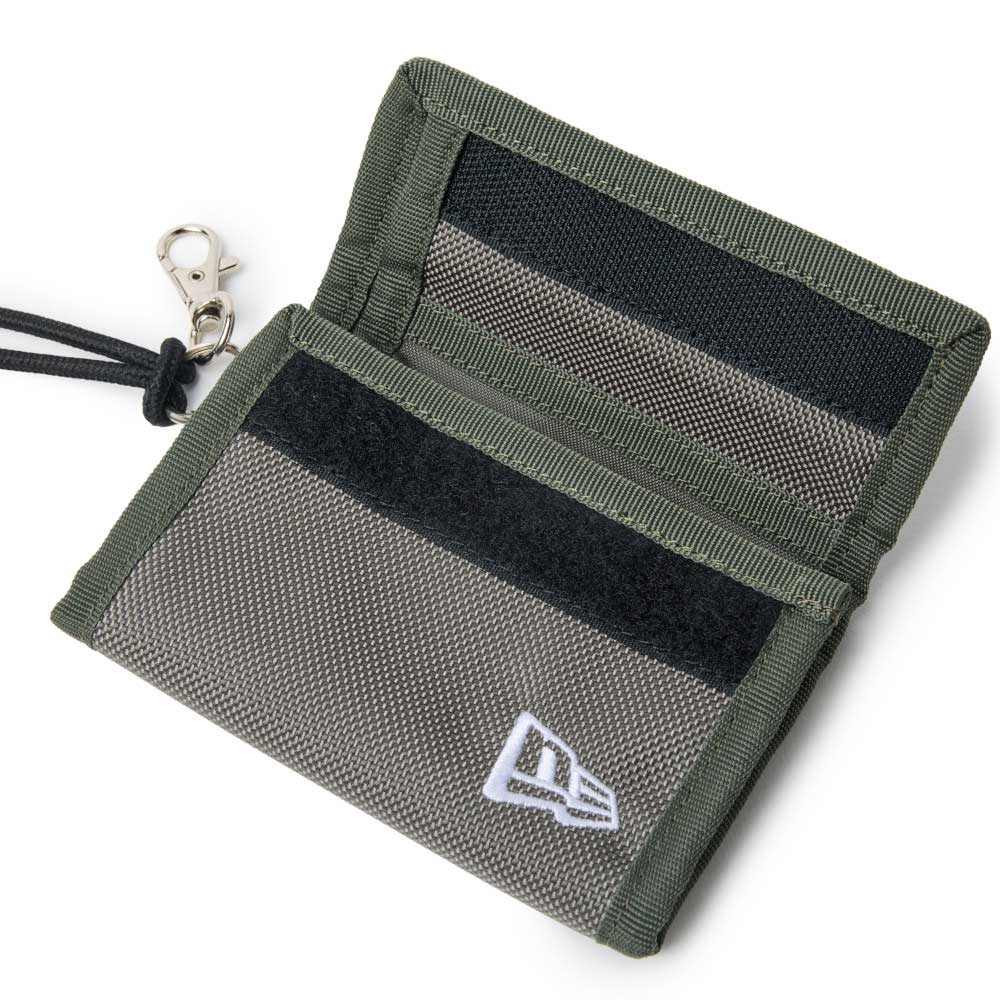 New Era Flag Logo Olive Neck Wallet Bag