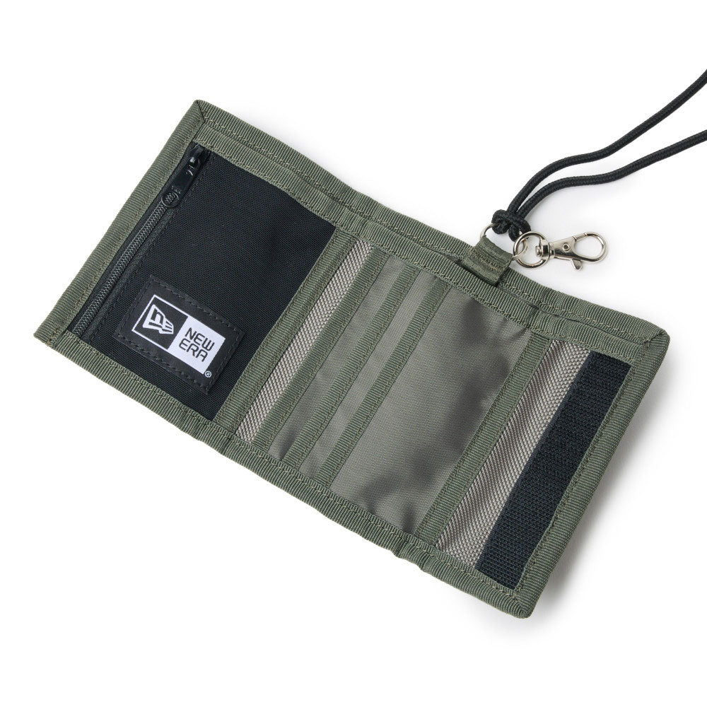 New Era Flag Logo Olive Neck Wallet Bag