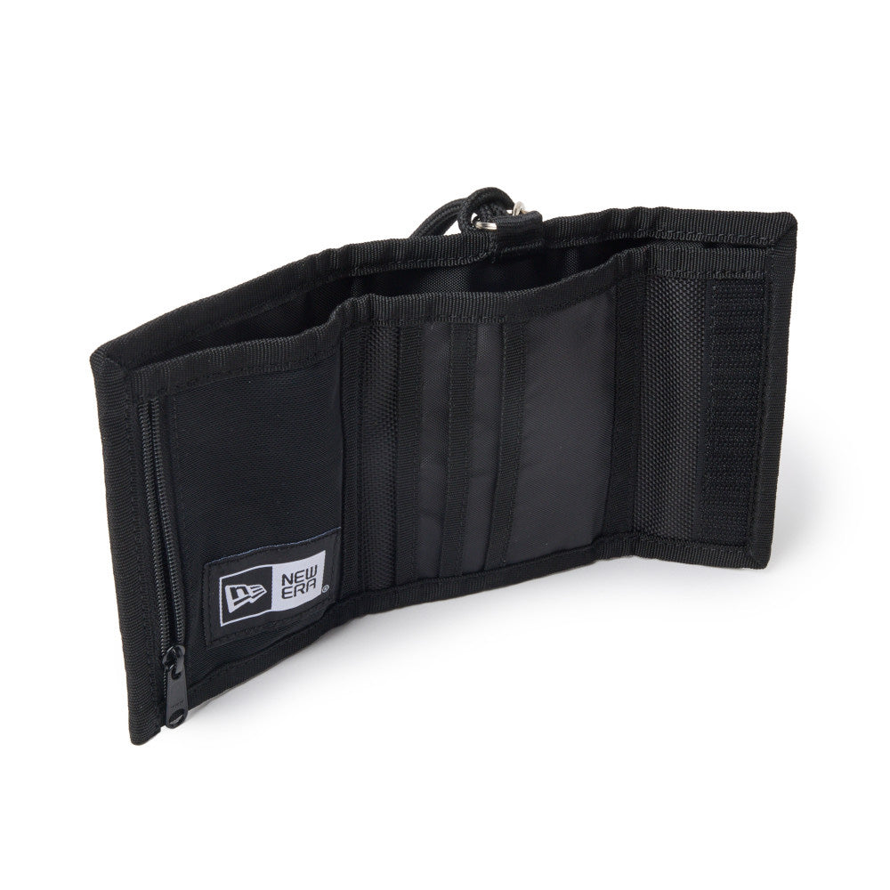 New Era Flag Logo Black Neck Wallet Bag