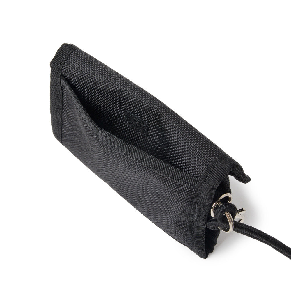 New Era Flag Logo Black Neck Wallet Bag