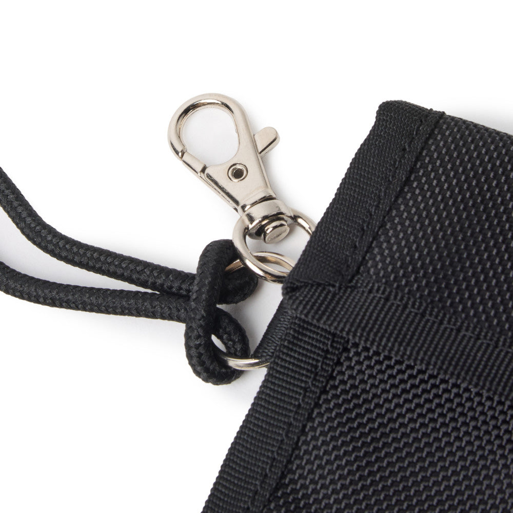 New Era Flag Logo Black Neck Wallet Bag