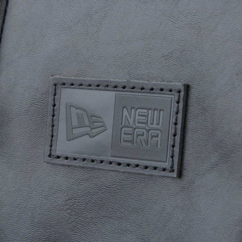 New Era Box Logo Synthetic Leather Black Neck Pouch Bag