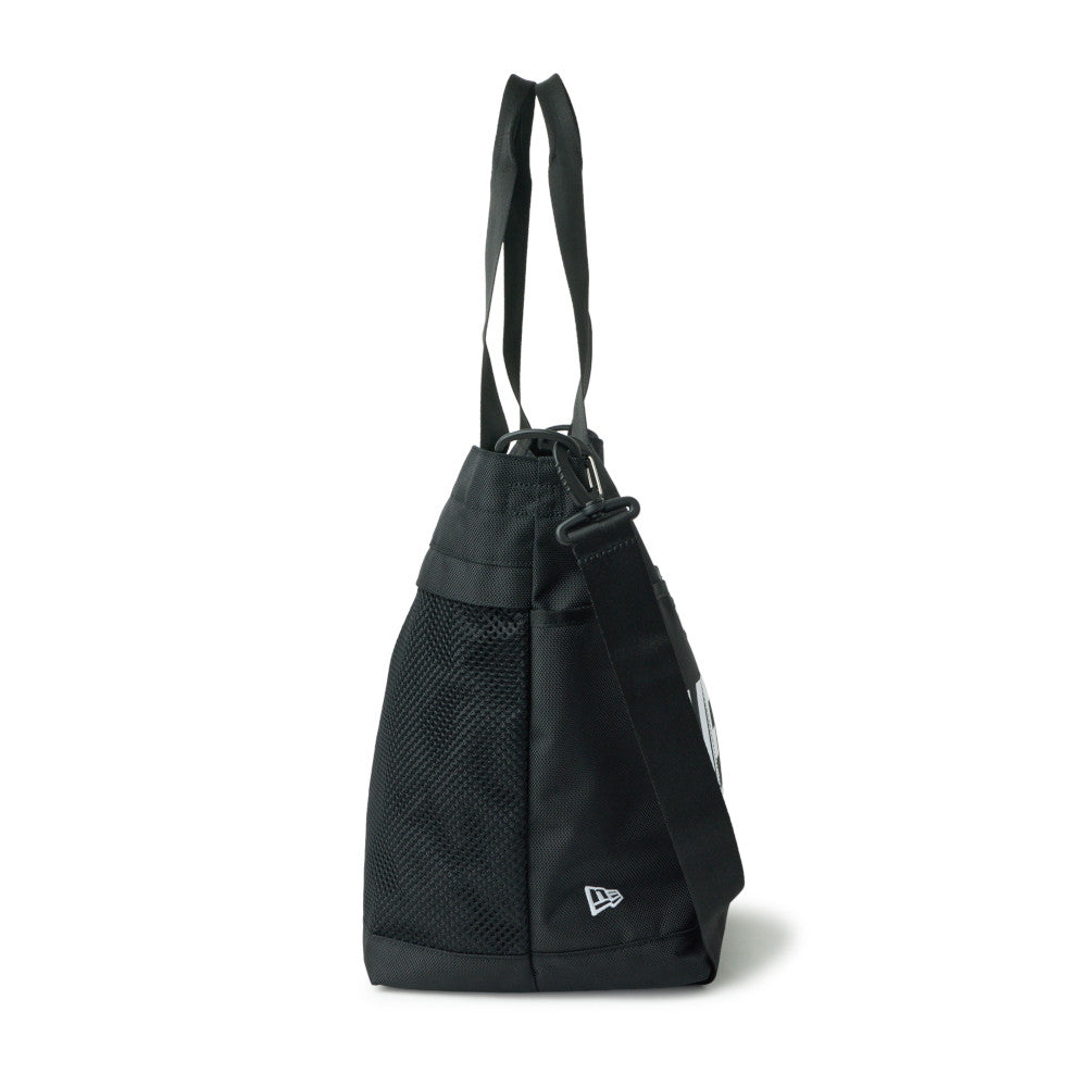 New Era Logo Wordmark Black Gym Tote Bag