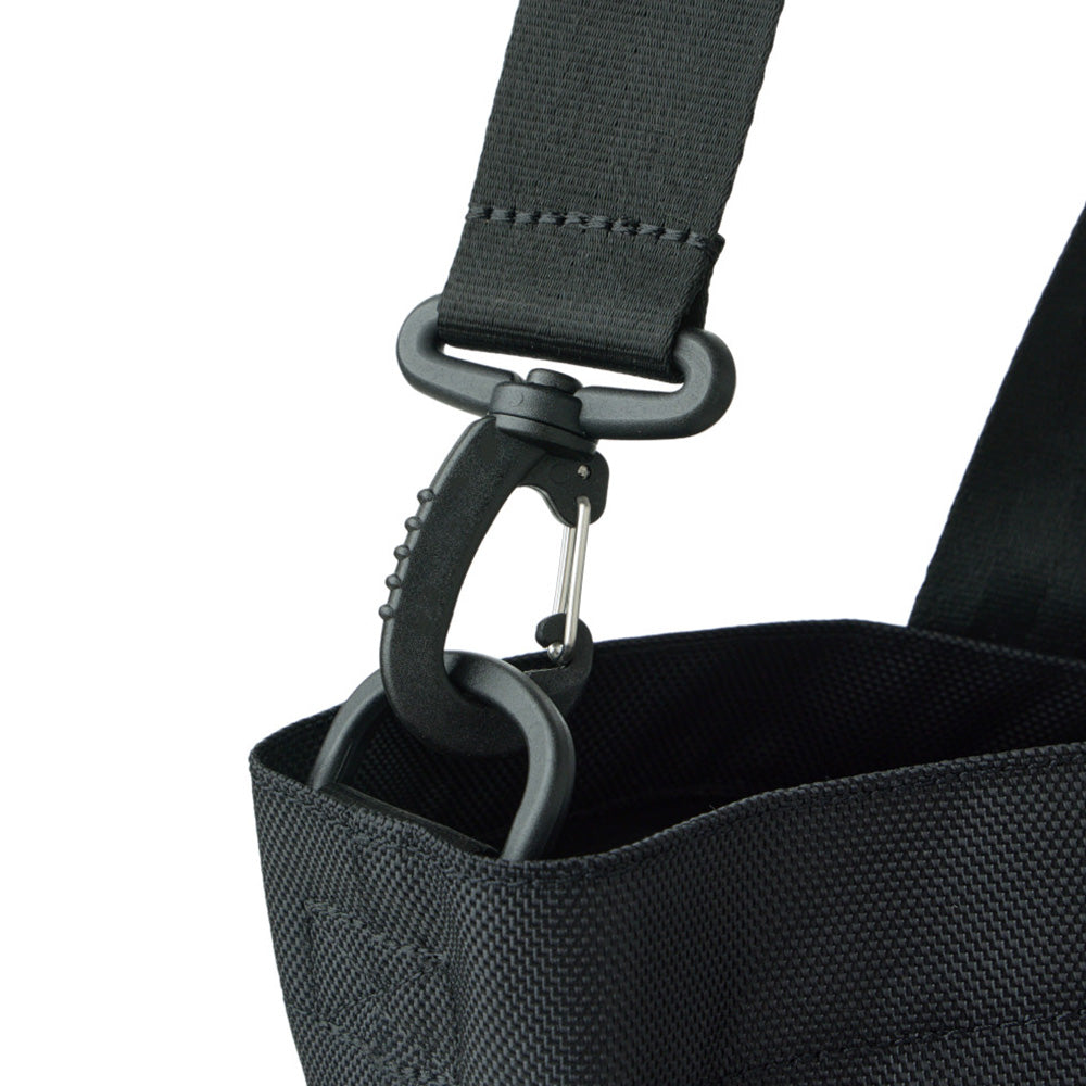 New Era Logo Wordmark Black Gym Tote Bag