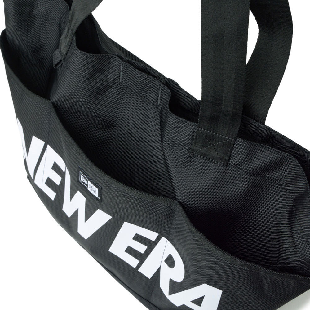 New Era Logo Wordmark Black Gym Tote Bag