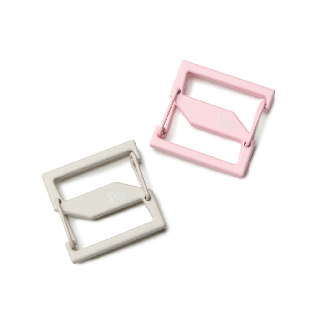 Two Piece Stone Pink Mini Cap Clip Accessory