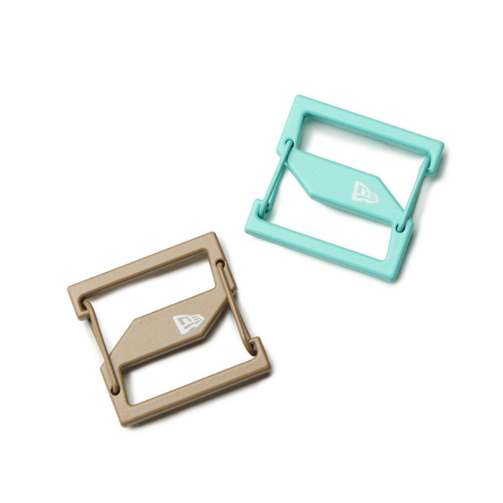 Two Piece Khaki Teal Mini Cap Clip Accessory