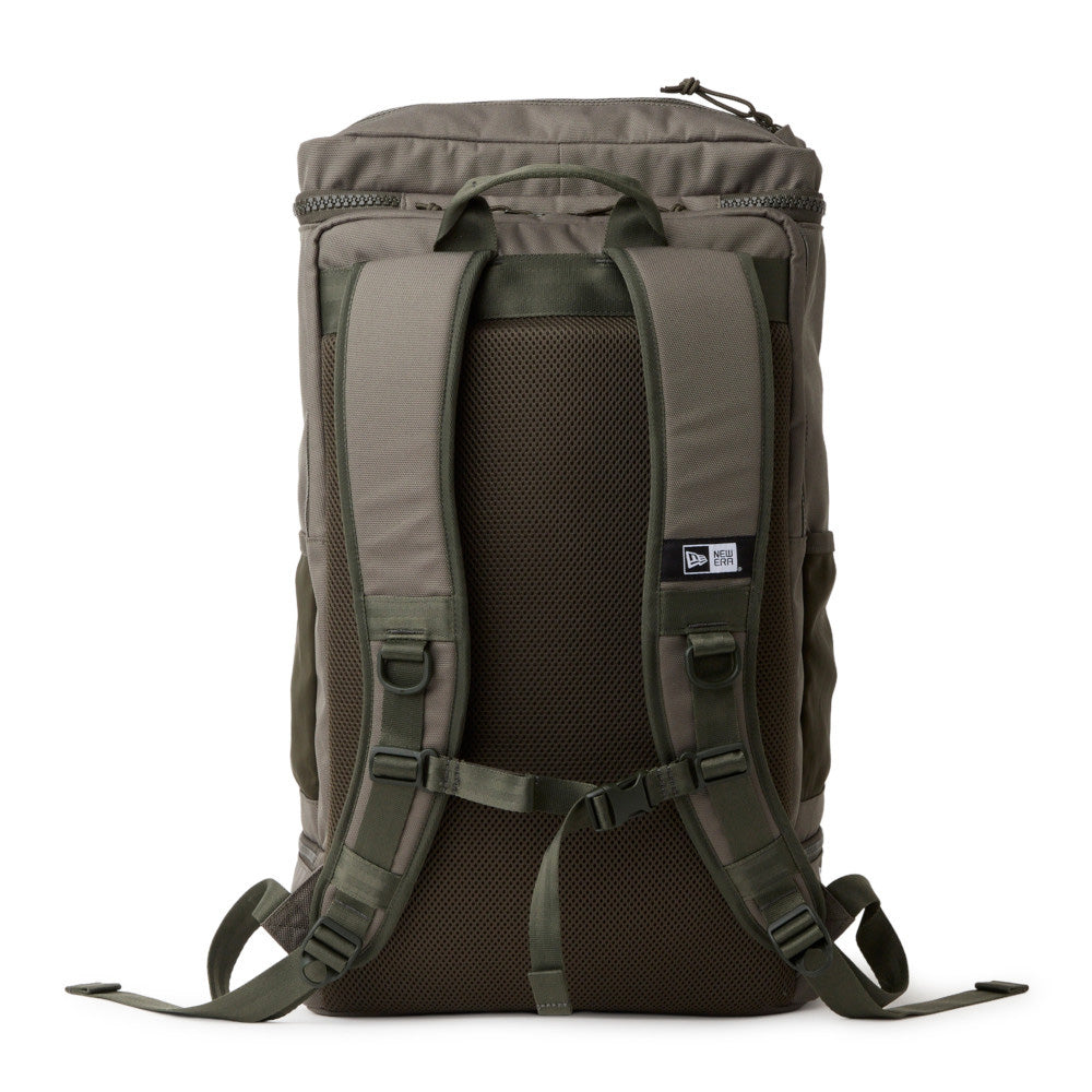 New Era Square Logo Olive Large Box Backpack
