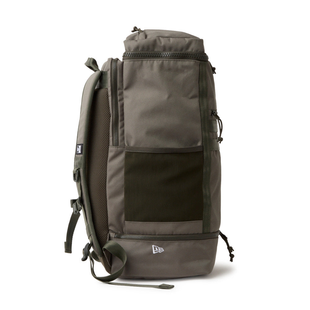 New Era Square Logo Olive Large Box Backpack