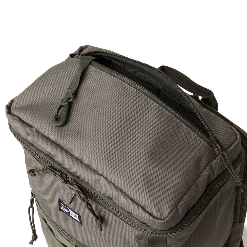New Era Square Logo Olive Large Box Backpack