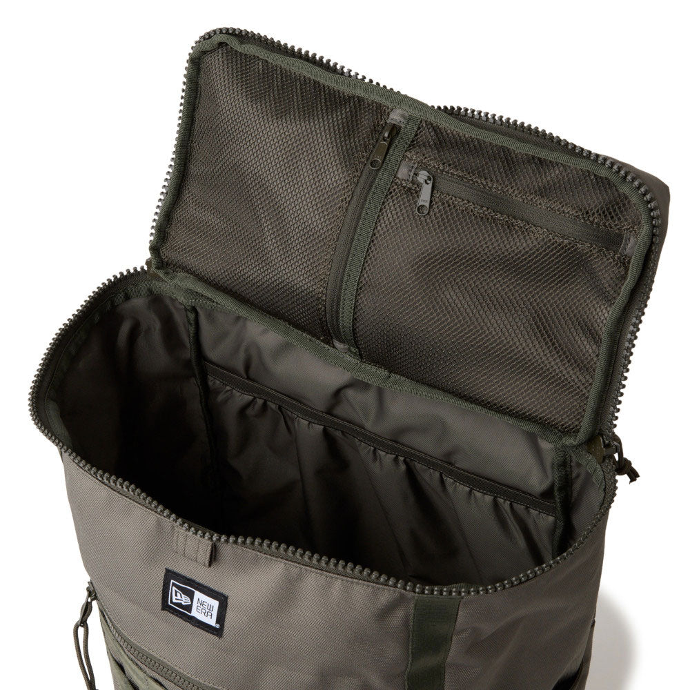 New Era Square Logo Olive Large Box Backpack