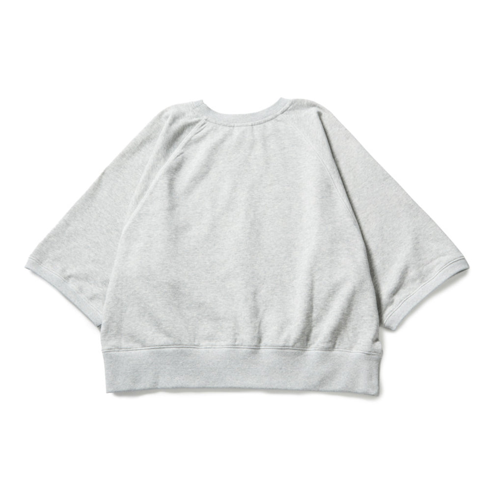 New Era Wordmark Grey Women Short Sleeve Sweat T-Shirt
