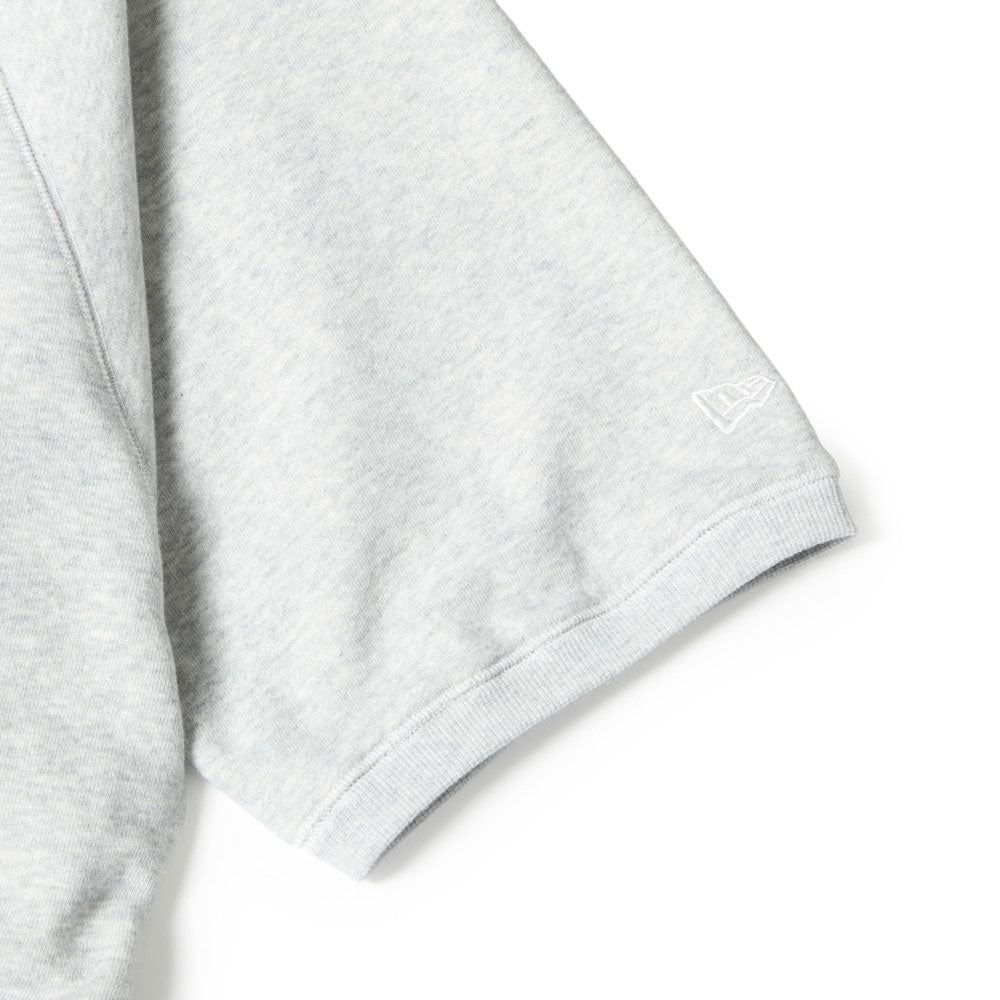 New Era Wordmark Grey Women Short Sleeve Sweat T-Shirt