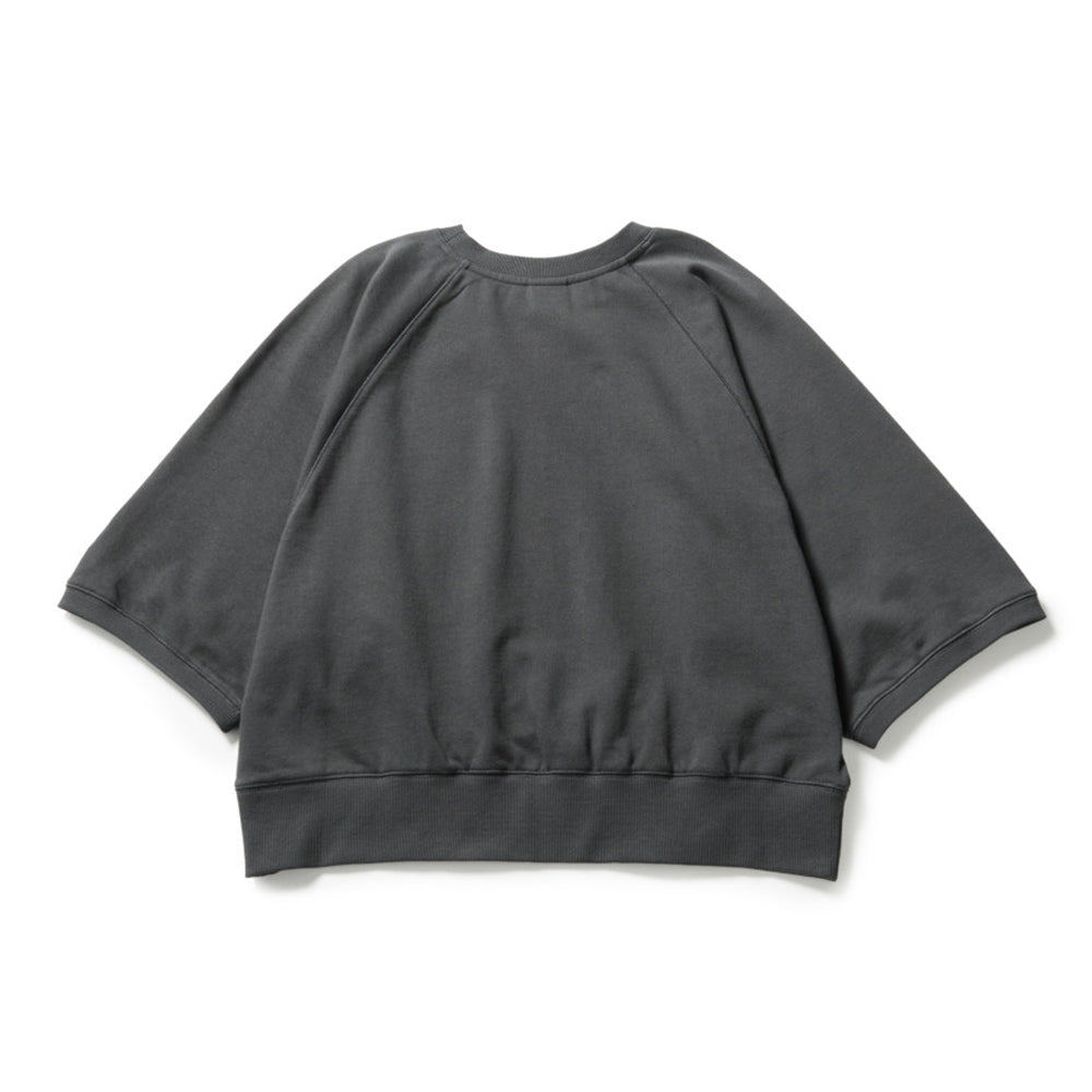 New Era Wordmark Charcoal Women Short Sleeve Sweat T-Shirt