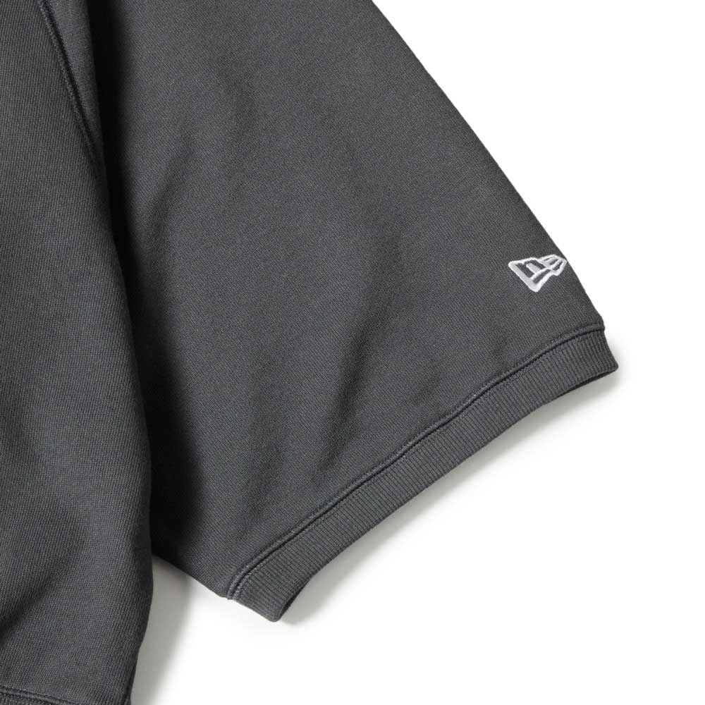 New Era Wordmark Charcoal Women Short Sleeve Sweat T-Shirt