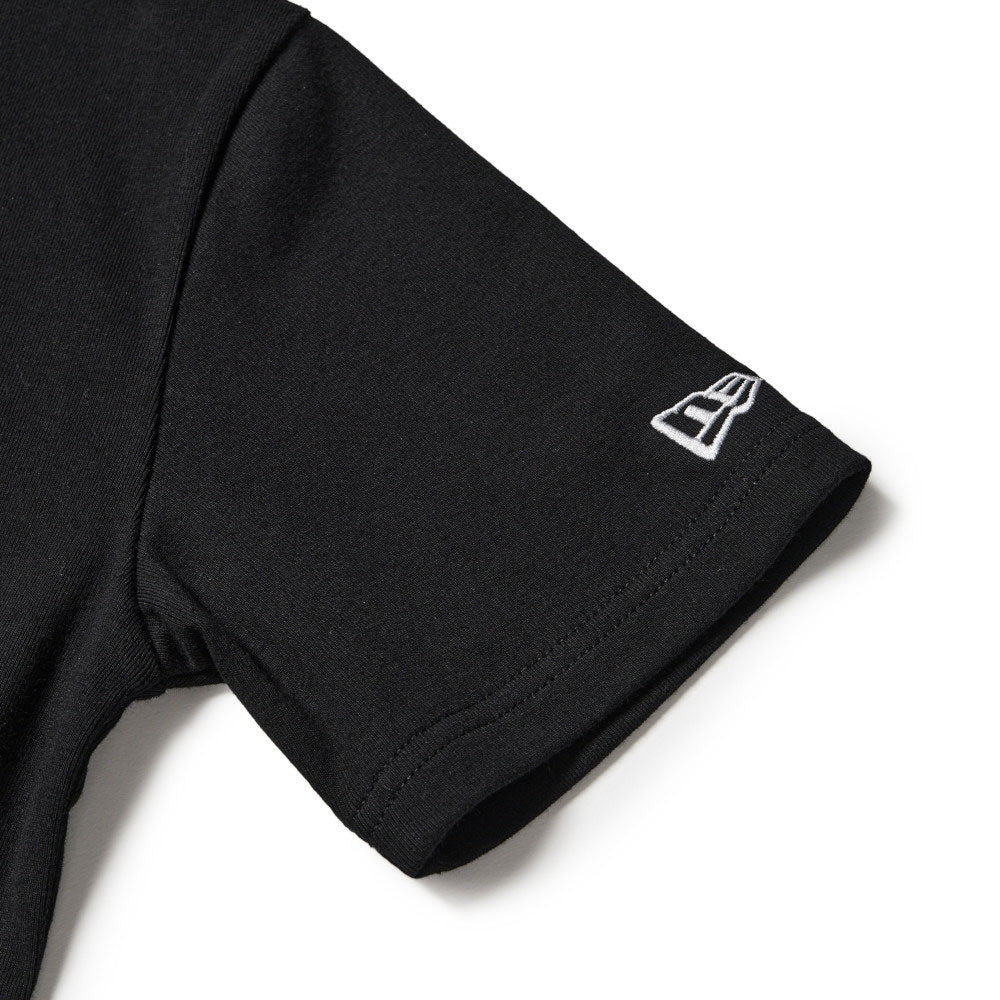 New Era Box Logo Womens Black Mini Short Sleeve T-Shirt