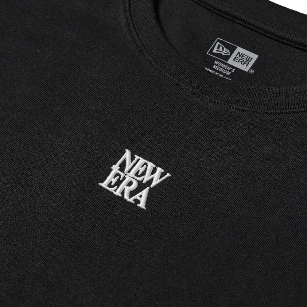 New Era Box Logo Womens Black Mini Short Sleeve T-Shirt